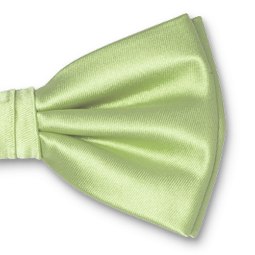 Nœud papillon en polyester vert menthe (2)