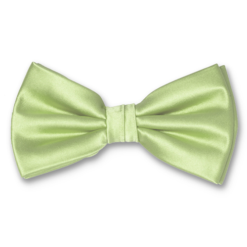 Nœud papillon en polyester vert menthe (1)