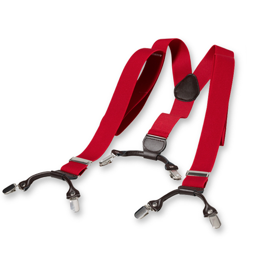 Bretelles Avec Clips Rouge Foncé (2)