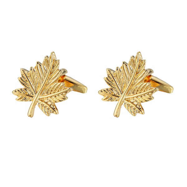 Boutons de manchette - Feuille de Chêne (1)