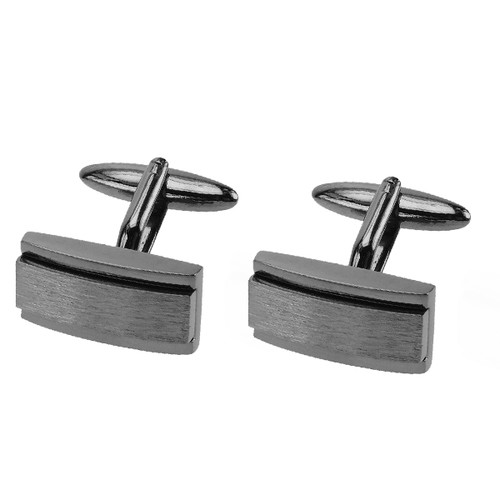 Boutons de Manchette Gunmetal (1)