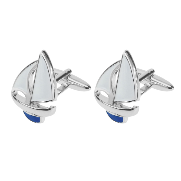 Boutons de Manchette Voilier (1)