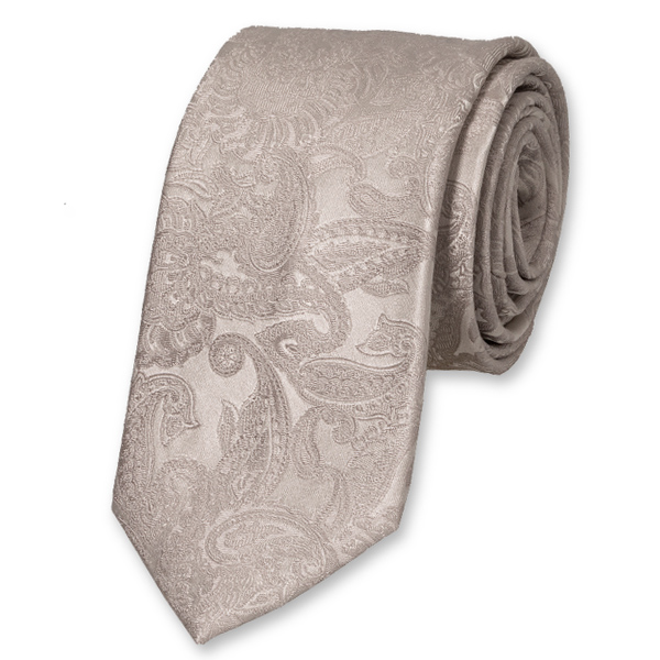 Cravate de Mariage Argent (1)