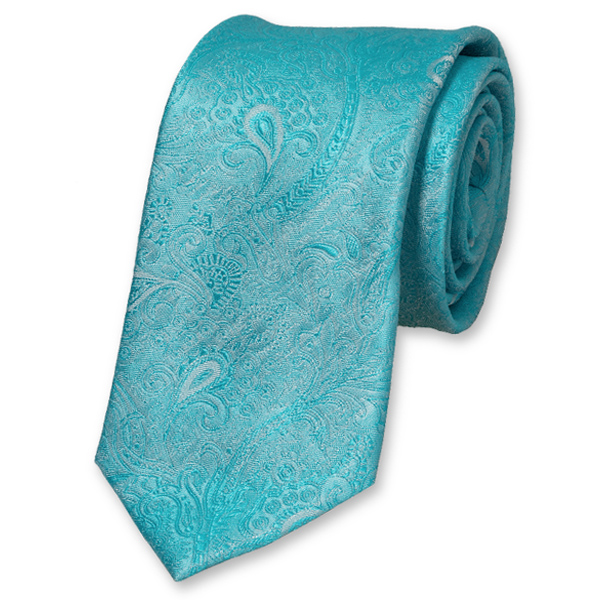 Cravate de Mariage Turquoise (1)
