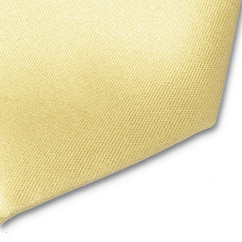 Cravate jaune pale en satin polyester (2)
