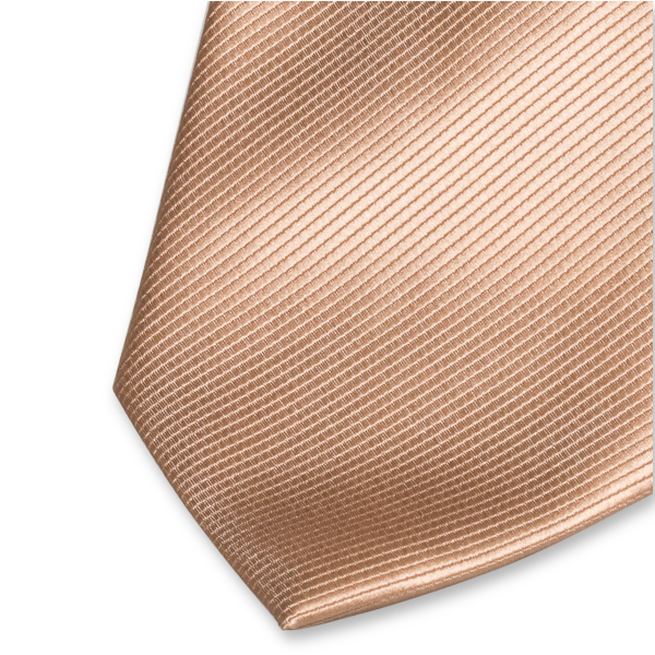 Cravate en polyester beige (2)