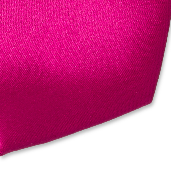 Cravate Unie Fuchsia Attora - 100% Polyester - Longueur 144/146cm - Classique