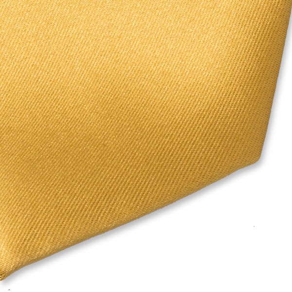 Cravate dorée en satin polyester (2)