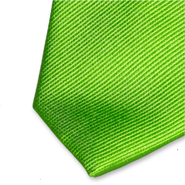 Cravate slim vert pomme (2)