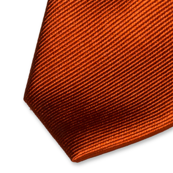 Cravate slim rouille (2)