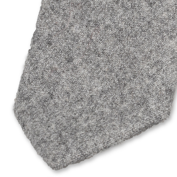 Cravate Gris Clair - Laine (2)