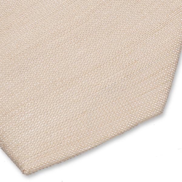 Cravate homme en lin beige (2)