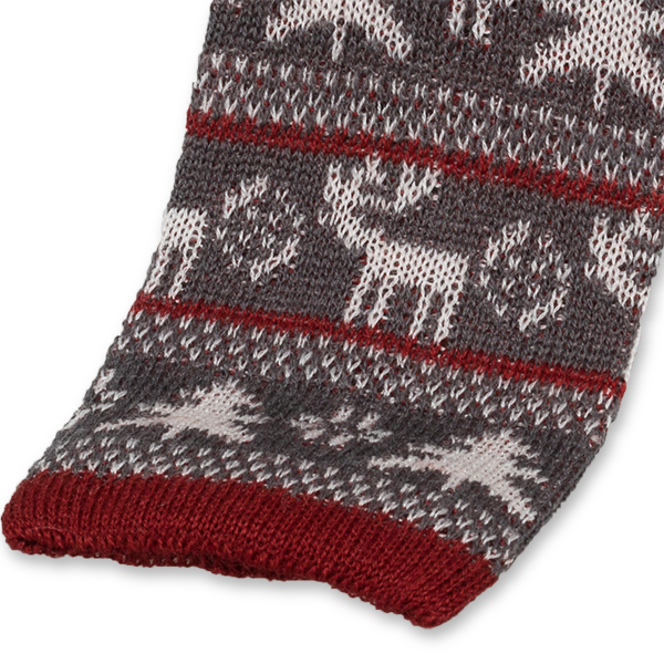 Cravate Noël rennes et pins (2)