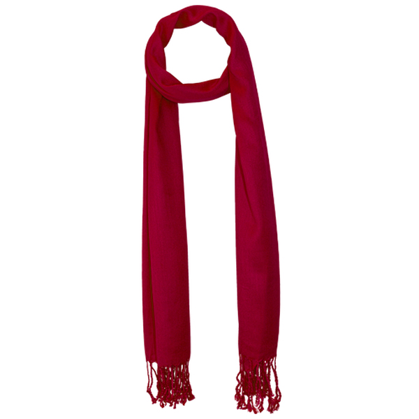 Écharpe rouge foncé (1)