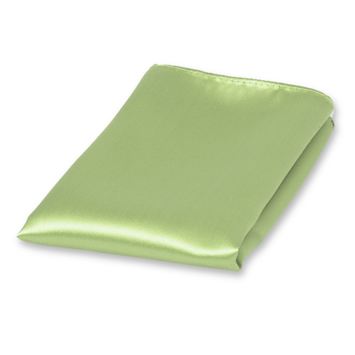 Pochette vert menthe de satin polyester (1)