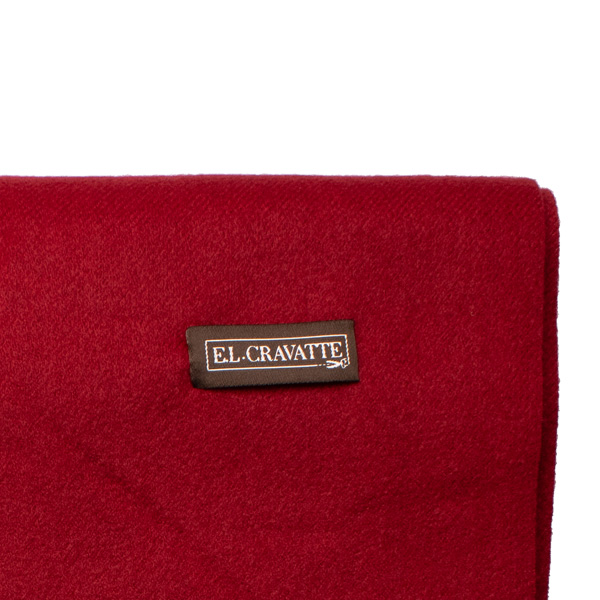 Châle d'Hiver - Rouge Foncé (2)