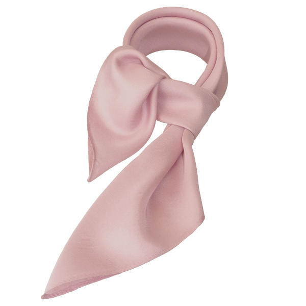 Foulard Soie Vieux Rose - carré (1)