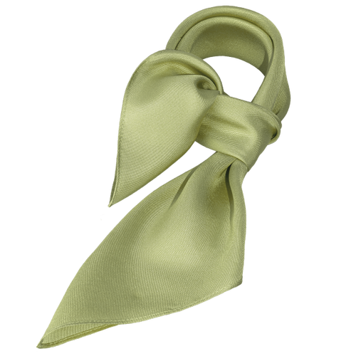 Foulard polyester Vert Sauge - carré (1)