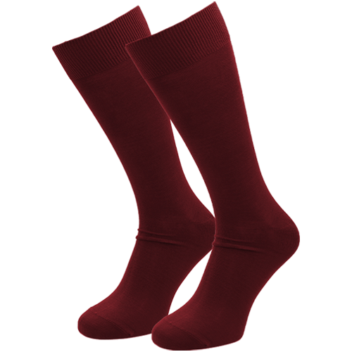 Chaussettes Bourgogne - De Luxe (1)