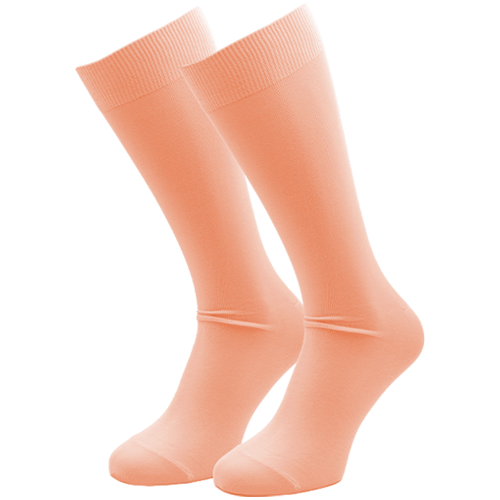 Chaussettes Rose Saumon - De Luxe (1)