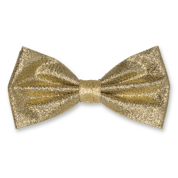 Nœud papillon or brillant (1)