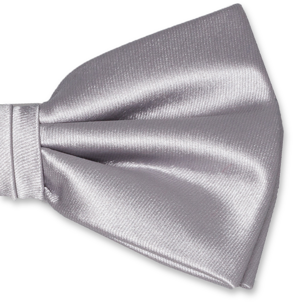 Nœud papillon en polyester gris  (2)