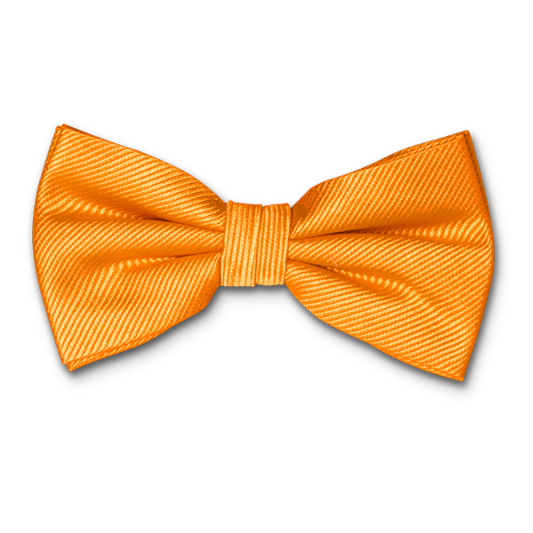 Nœud papillon homme orange (1)