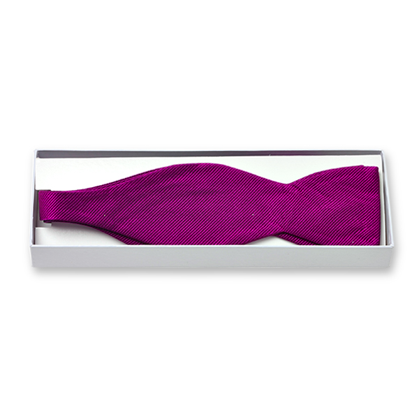Nœud papillon violet à nouer  (2)