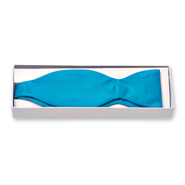 Nœud papillon bleu vif à nouer  (2)