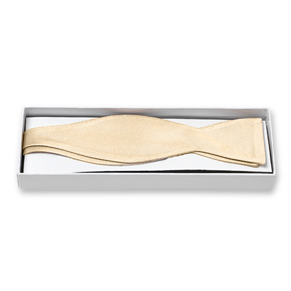 Nœud papillon écru à nouer  (2)