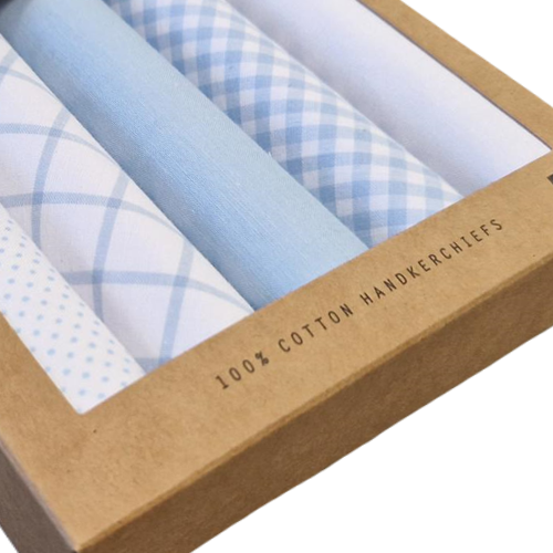 Mouchoirs homme - Bleu (2)