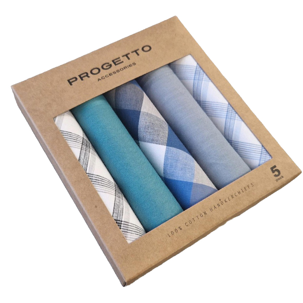 Mouchoirs homme - Bleu (1)