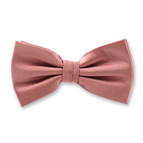 Nœud papillon en polyester Vieux Rose (1)