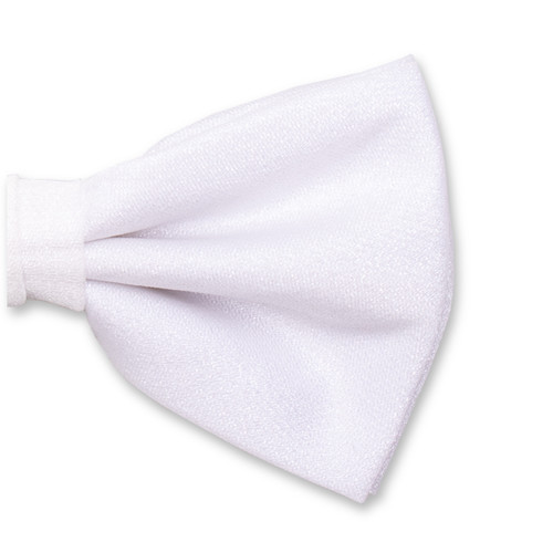 Nœud papillon Blanc brillant (2)
