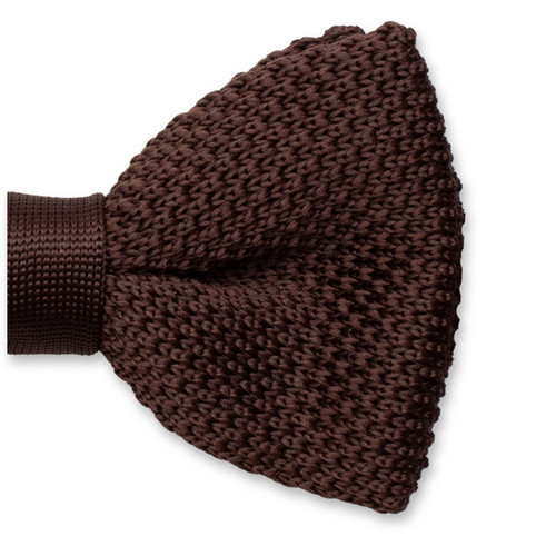 Nœud Papillon tricot Brun (2)