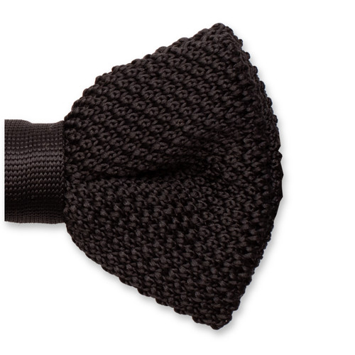 Nœud Papillon tricot Noir (2)