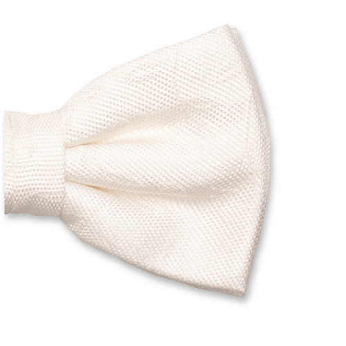 Nœud papillon de mariage Écru - Fleurs (2)