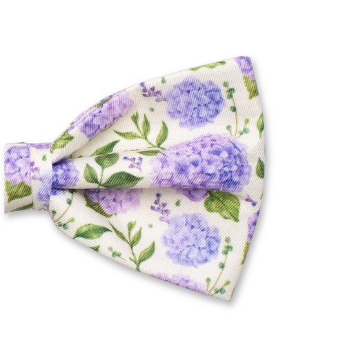 Nœud papillon violet - Hortensia (2)