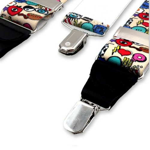 Bretelles avec motif Pop-Art  (2)