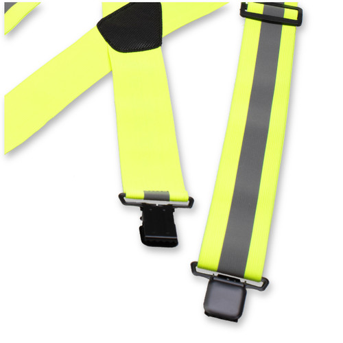 Bretelles de Travail Jaune Fluo (3)