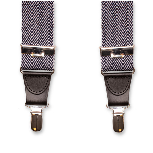 XIV Bretelles Chevrons - Bleu foncé (4)