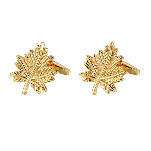 Boutons de manchette - Feuille de Chêne (1)