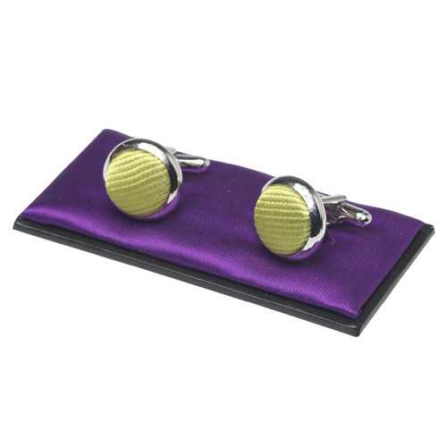 Boutons de manchette homme lime (1)