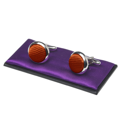 Boutons de manchette homme rouille (1)