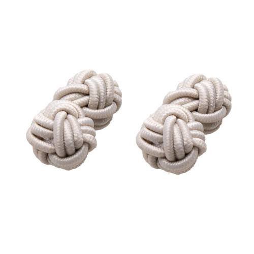 Boutons de manchette en tissu Caillou (1)