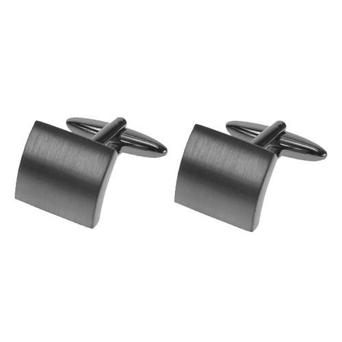 Boutons de manchette Square Gun Metal (1)