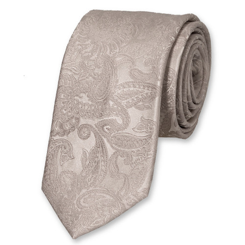 Cravate de Mariage Argent (1)
