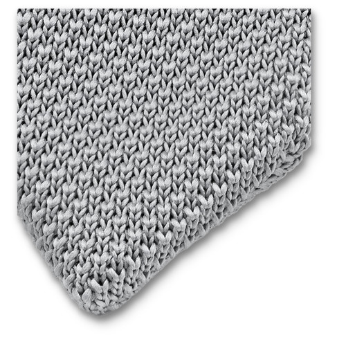 Cravate tricot Gris (2)