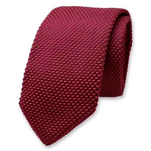 Homme Accessoires Cravates AU PRINTEMPS PARIS pour homme en coloris Rouge Cravate en tricot de soie 