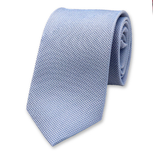 Cravate bleu clair avec structure (1)